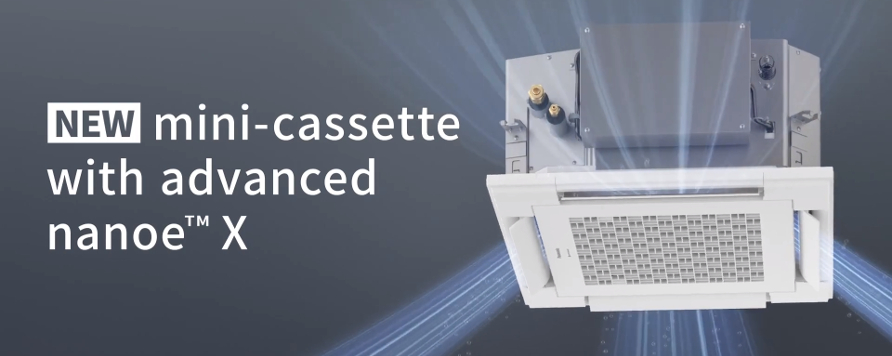 Videoclip nou despre unitatea interioara tip mini-caseta Panasonic Mini VRF
