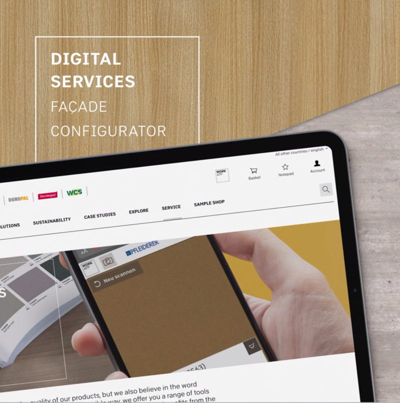 Pfleiderer’s online façade configurator