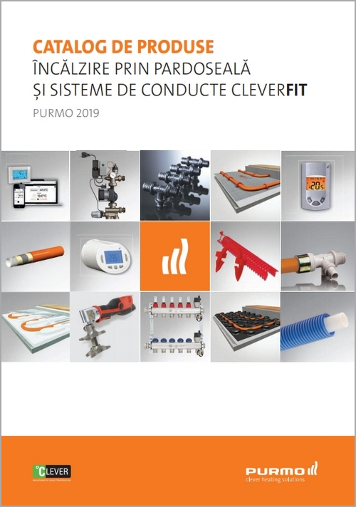 Noul catalog de produse PURMO - Incalzire prin pardoseala si sisteme de conducte CleverFIT