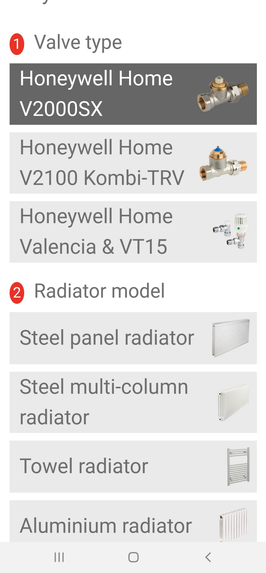 Aplicatia Honeywell Home TRV-Balancing pentru setarea robinetilor termostatici