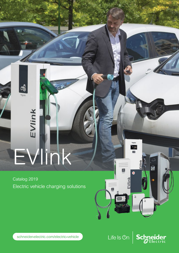 Noul catalog Schneider Electric EVlink - Solutii de incarcare a autovehiculelor electrice, disponibil in limba engleza