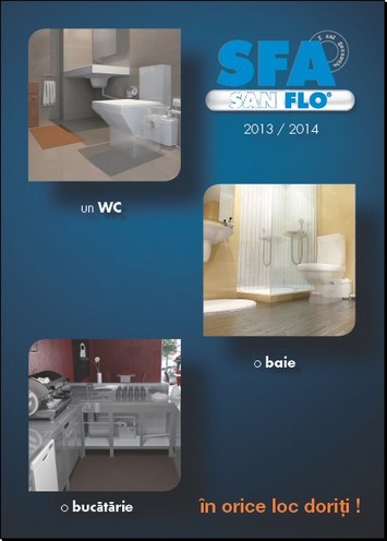 SFA Saniflo a lansat noul catalog 2013-2014