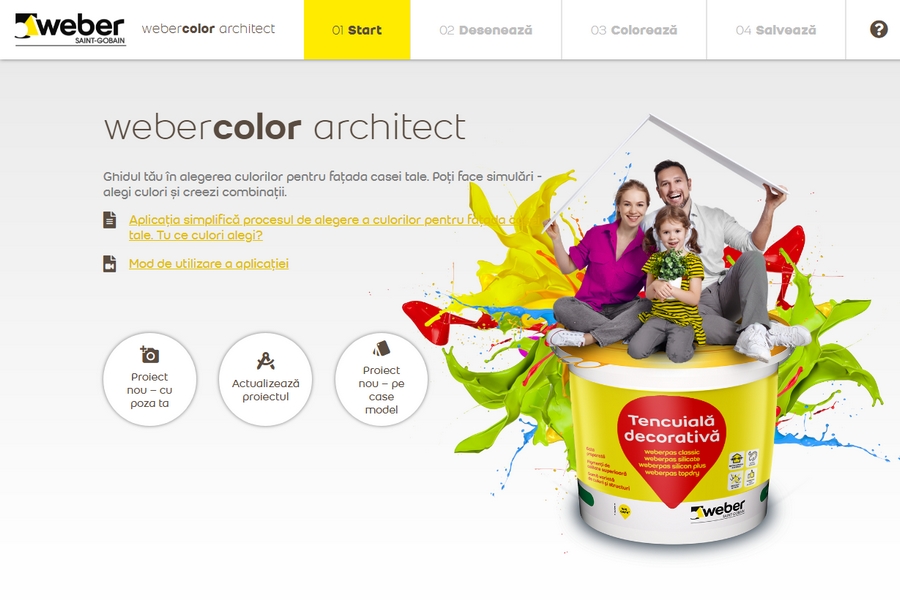 Simulatorul webercolor architect