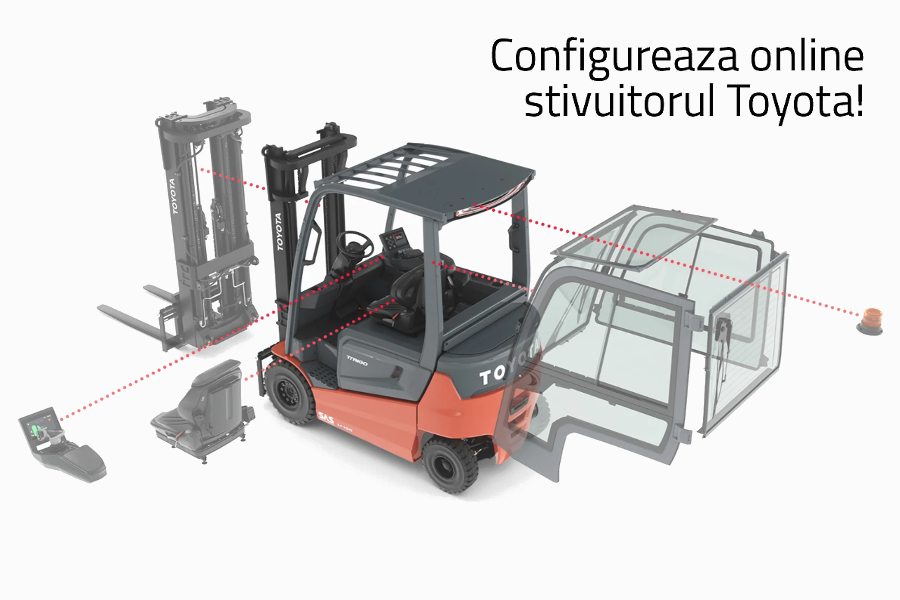 Configureaza-ti stivuitorul Toyota