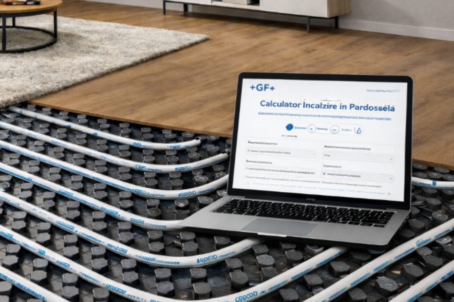 Uponor lanseaza Configuratorul Online pentru Incalzire in Pardoseala