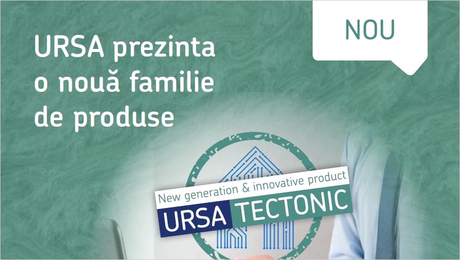 Noile placi din vata minerala URSA Tectonic