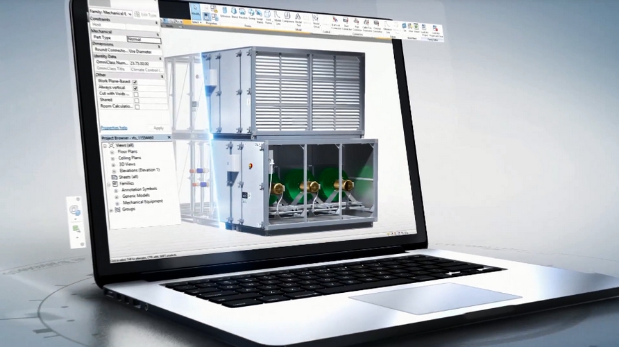 VTS BIM - O noua abordare a modelelor digitale ale unitatilor de tratare a aerului