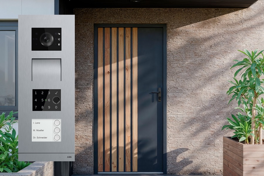 ABB imbunatateste sistemul Welcome IP cu functionalitati de acces hands-free si o instalare simplificata la Light + Building 2026