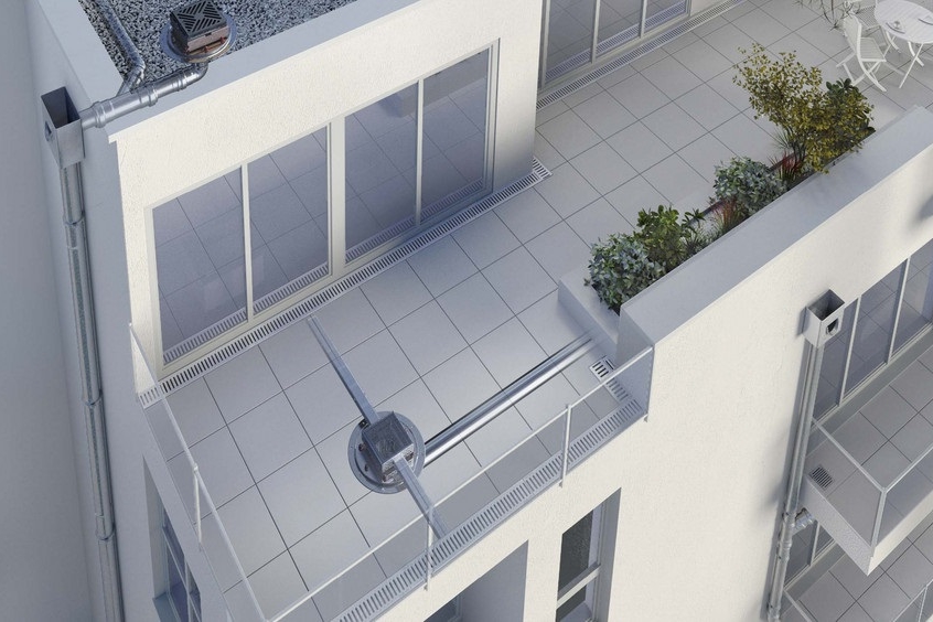 Guri de scurgere ACO pentru balcon si terasa