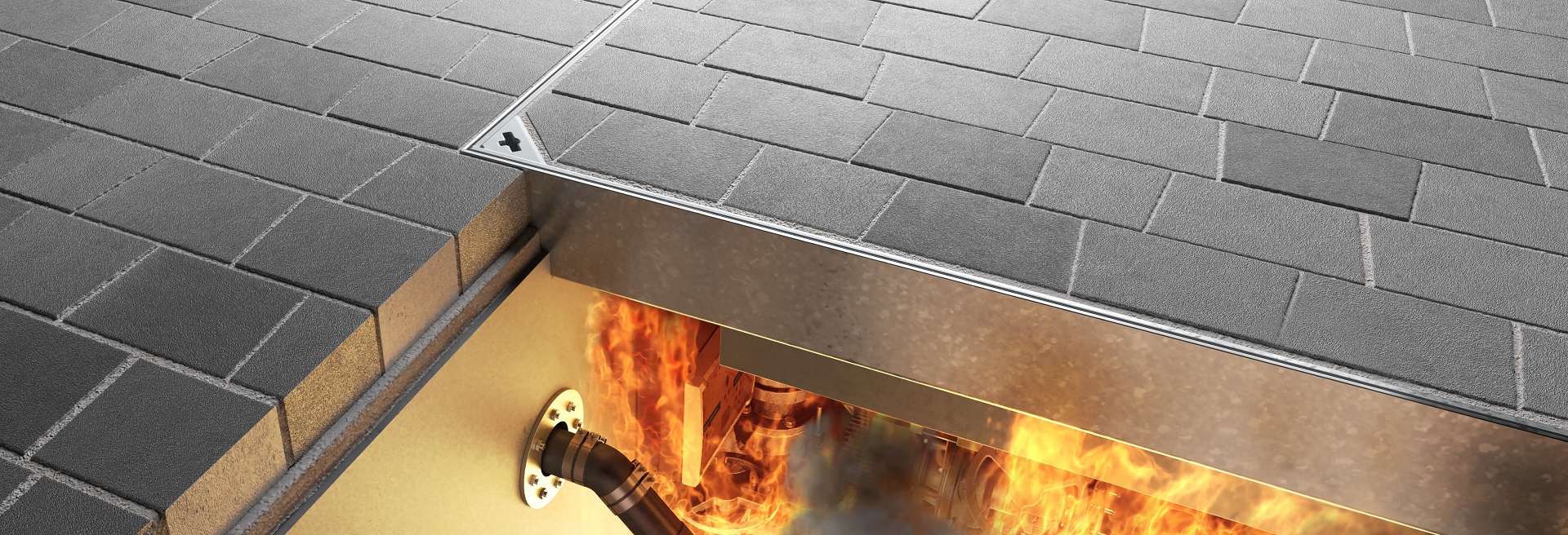 Capace de acces ACO Paving