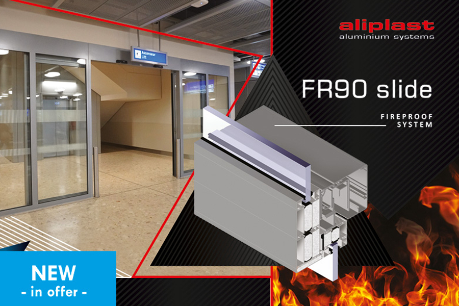 New system in Aliplast offer - FR90 Slide