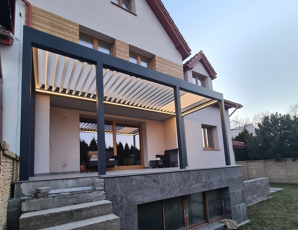 Aliplast presents it's new NUUN ECO Premium Pergola