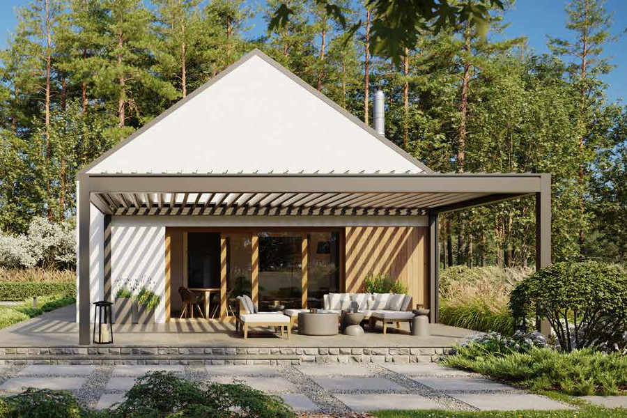 Aliplast presents it's new NUUN ECO Premium Pergola