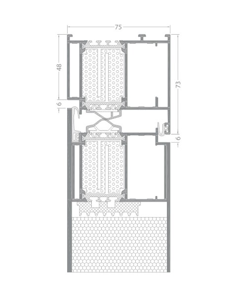 New system in Aliplast offer - Genesis 75 panel doors