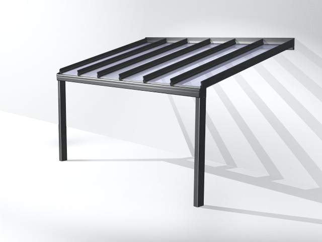 Aliplast presents Terassendach roof system without thermal insulation