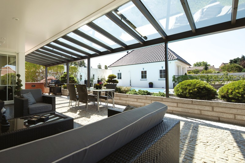 Aliplast presents Terassendach roof system without thermal insulation