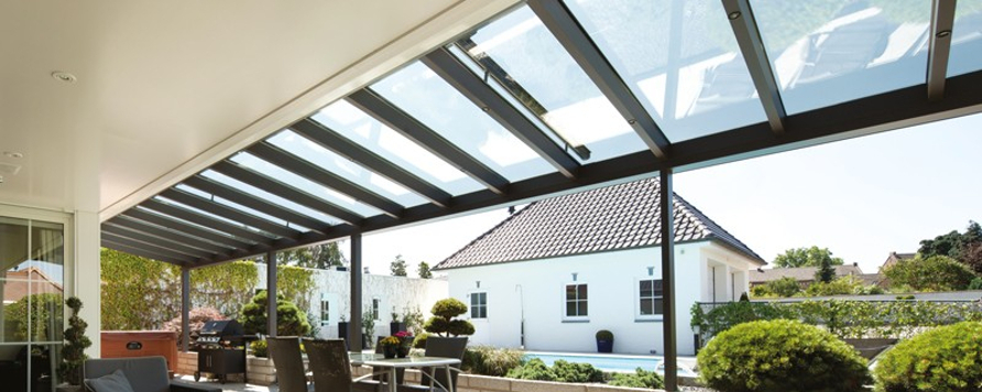 Aliplast presents Terassendach roof system without thermal insulation