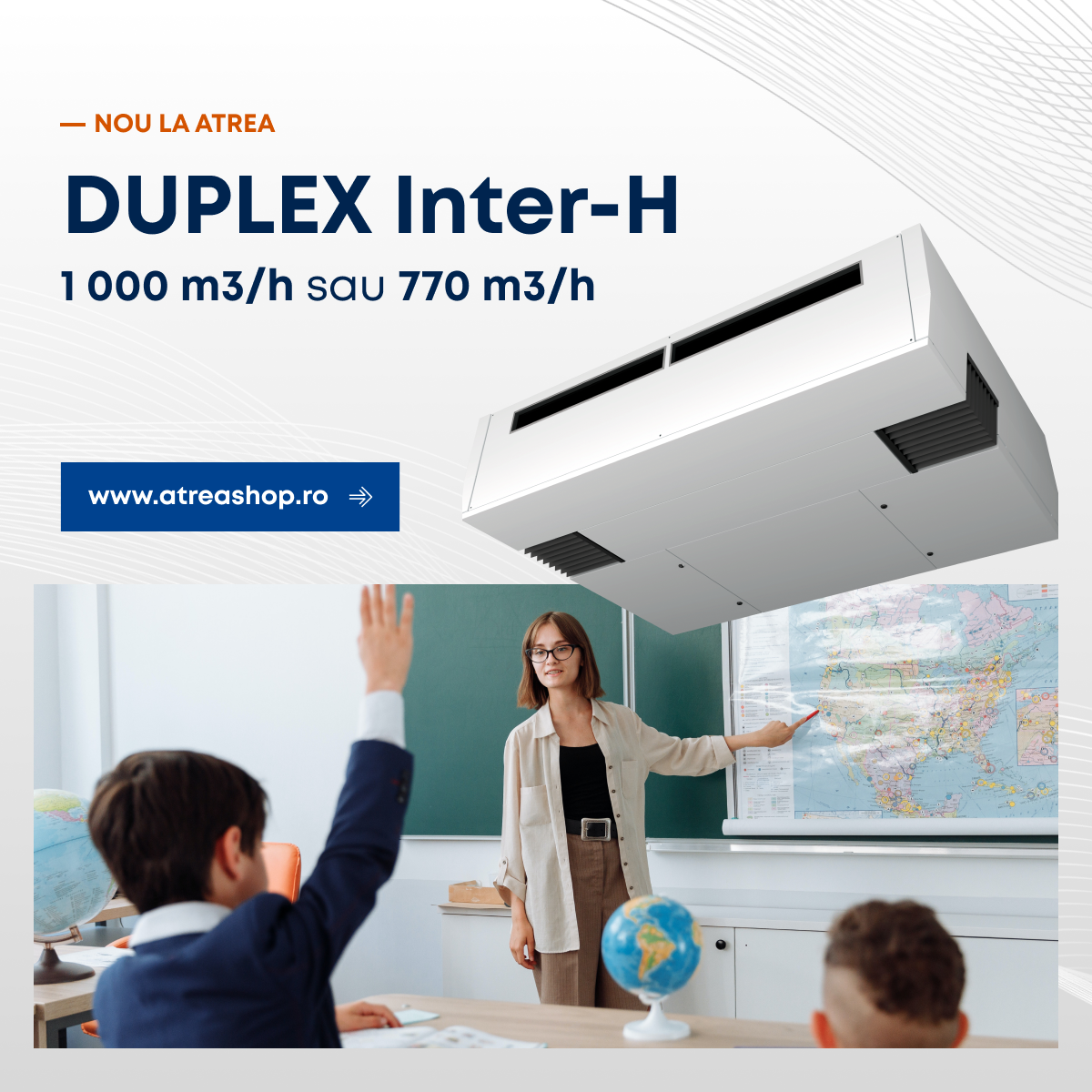 DUPLEX Inter-H: cea mai silentioasa solutie pentru ventilatie in scoli