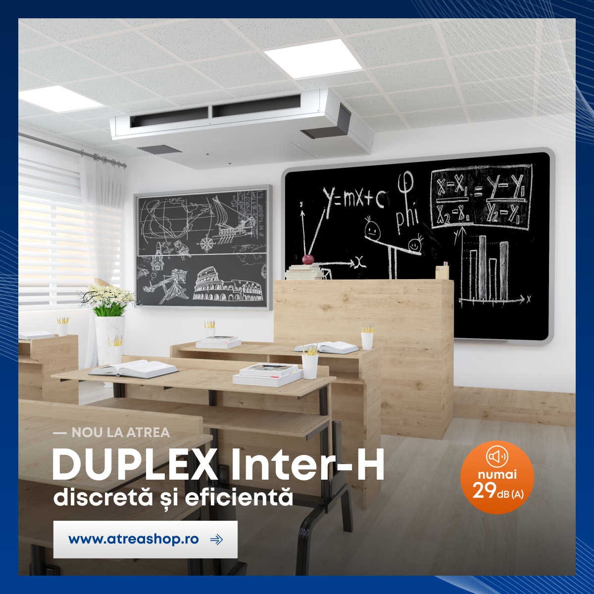 DUPLEX Inter-H: cea mai silentioasa solutie pentru ventilatie in scoli