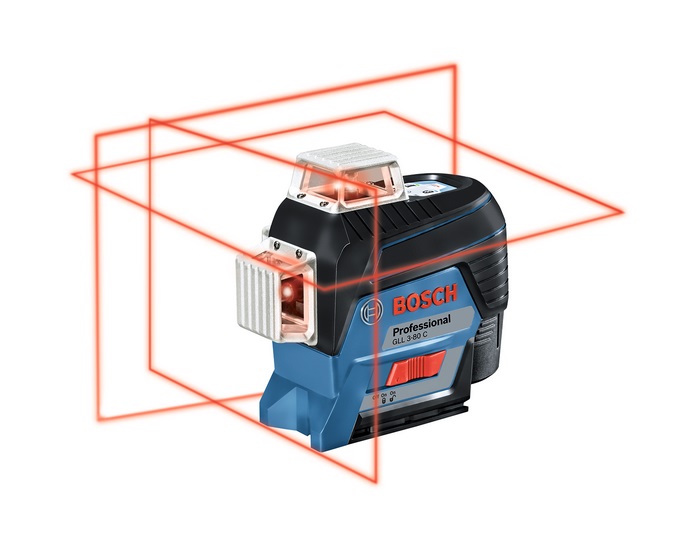 Nivelele laser cu linii Bosch GLL 3-80 Professional, Bosch GLL 3-80 C Professional si Bosch GLL 3-80 CG Professional