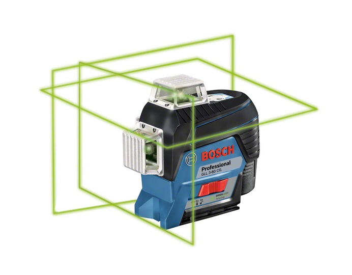 Nivelele laser cu linii Bosch GLL 3-80 Professional, Bosch GLL 3-80 C Professional si Bosch GLL 3-80 CG Professional