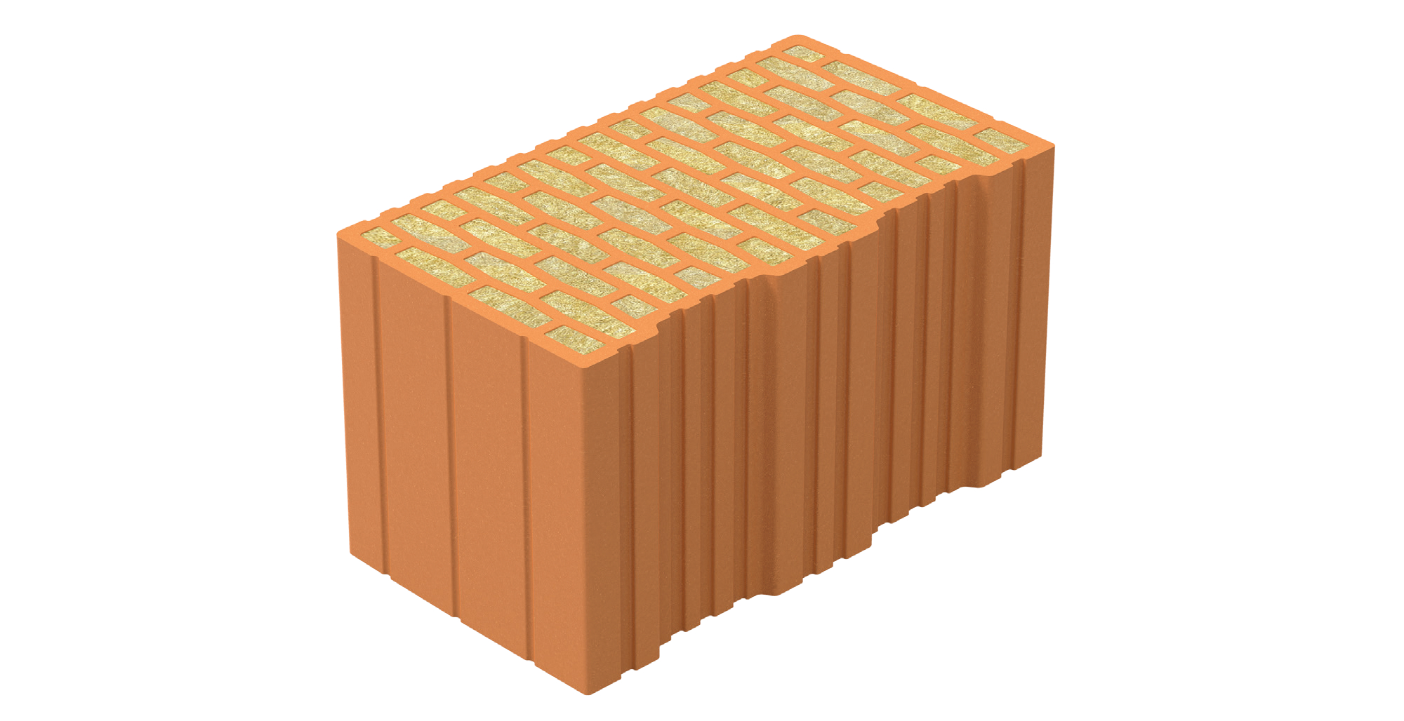 Primul bloc ceramic portant cu vata bazaltica integrata Evoceramic 44 VB