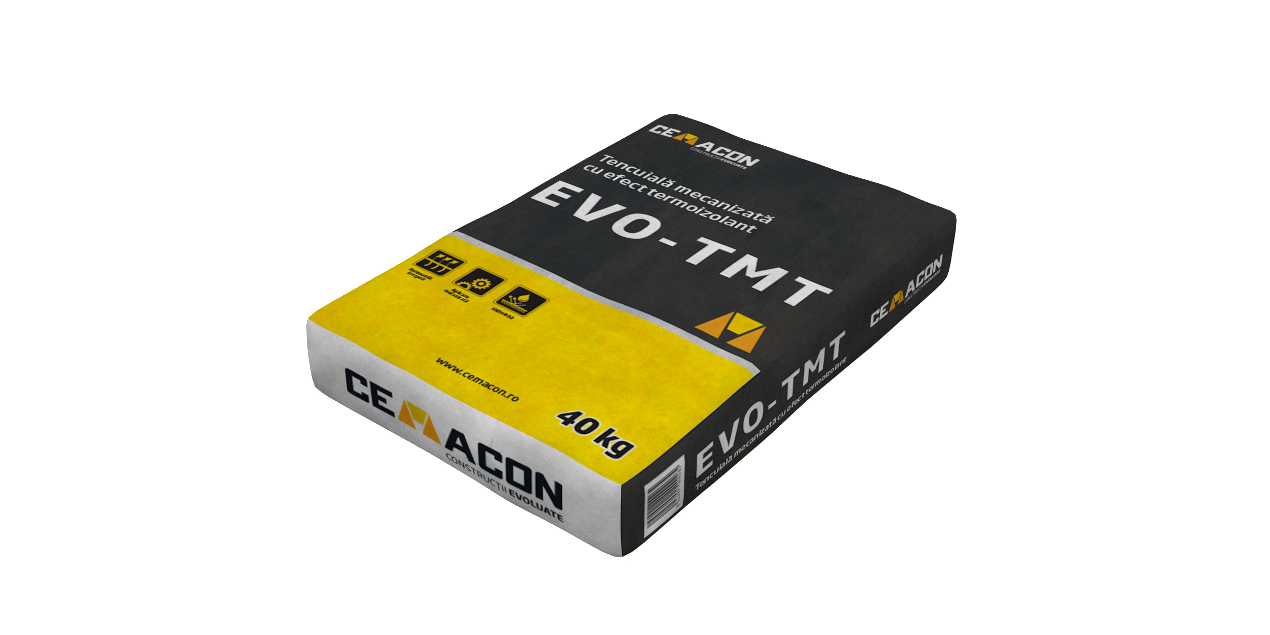 Tencuiala mecanizata cu efect termoizolant EVO TMT