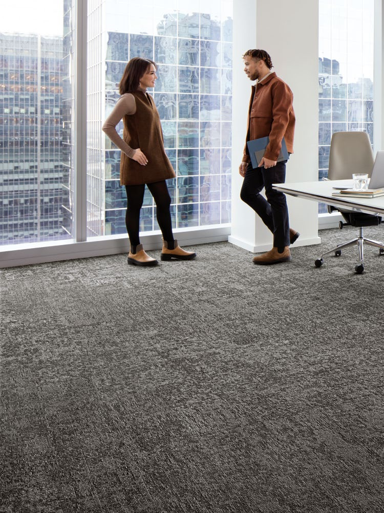 Embodied Beauty™ – Interface’s first carbon negative carpet tile collection