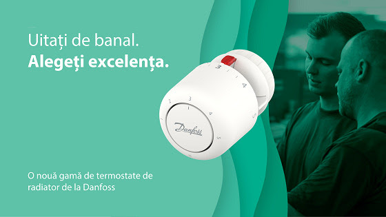 Danfoss prezinta noua gama de termostate mecanice pentru calorifere
