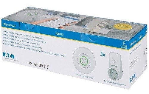 Noul controler Eaton xComfort Bridge - Wireless Dim & set aplicatii - Conectare la priza