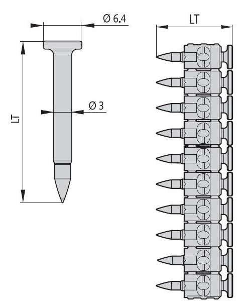 Aparate de implantat cuie cu gaz Spit gama Pulsa 800