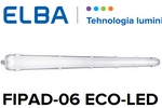 Corp de iluminat etans FIPAD-06 ECO-LED protejat la umezeala si praf