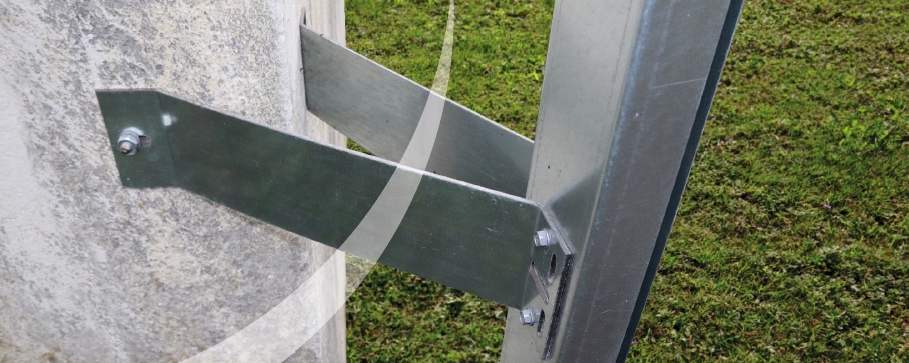 Sistemul de consola Etanco pentru fixare fatada la colt