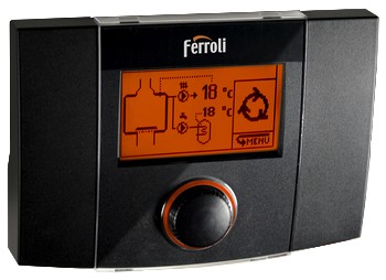 Ferroli a lansat termostatul avansat electronic pentru cazane cu combustibil solid