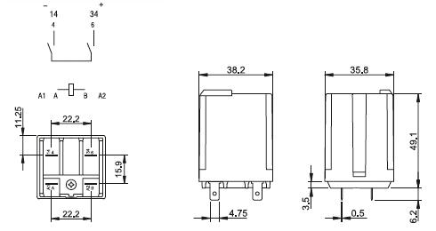Noile relee de putere tipul 62.31 si tipul 62.32