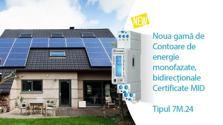 Finder Seria 7M - noile contoare de energie smart