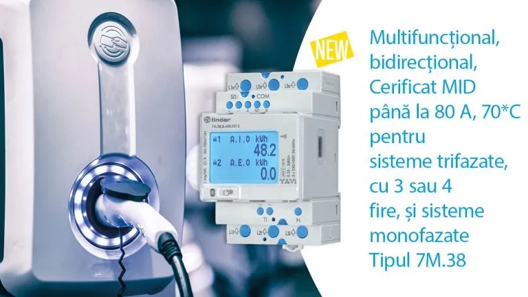 Finder Seria 7M - noile contoare de energie smart