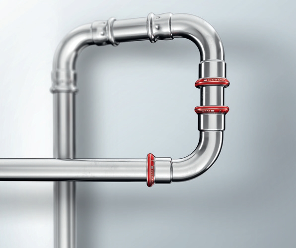Geberit Mapress Otel-Inox si Geberit Mapress Otel-Carbon