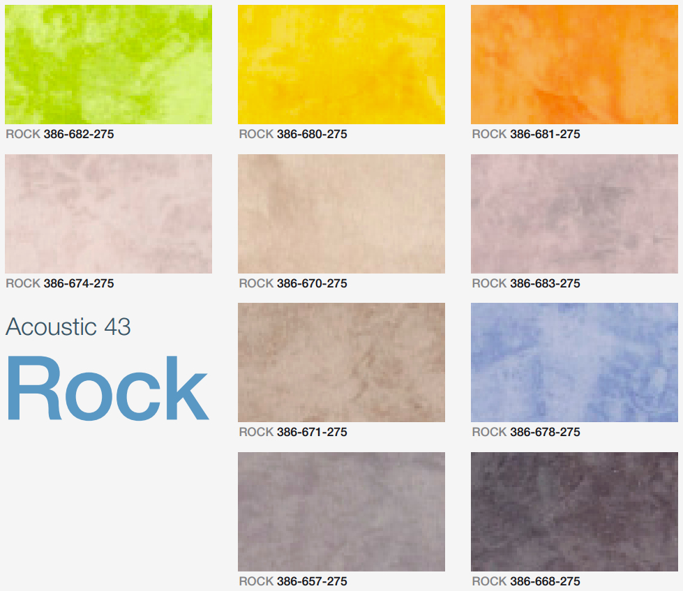 New rock colors in Graboplast's Acoustic 43 floors