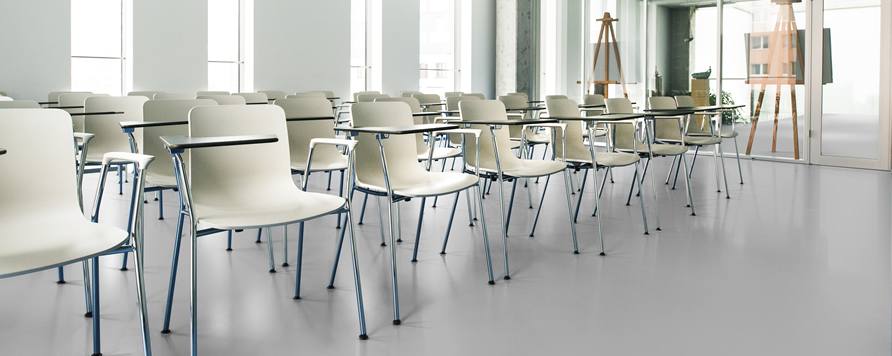 New Rock and Concrete colors in Graboplast's Acoustic 43 floors