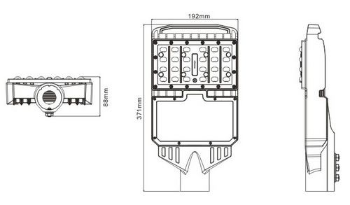 Corp de iluminat pentru exterior Sayer, gama EfiLine by Greentek