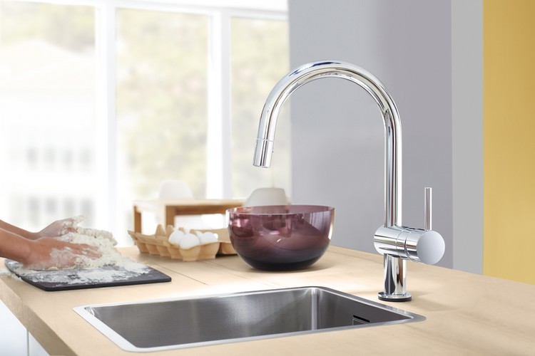 Colectia de baterii de bucatarie Minta de la Grohe