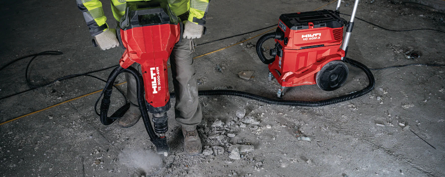 Noul ciocan pneumatic electric Hilti TE 3000-AVR pentru sarcini mari