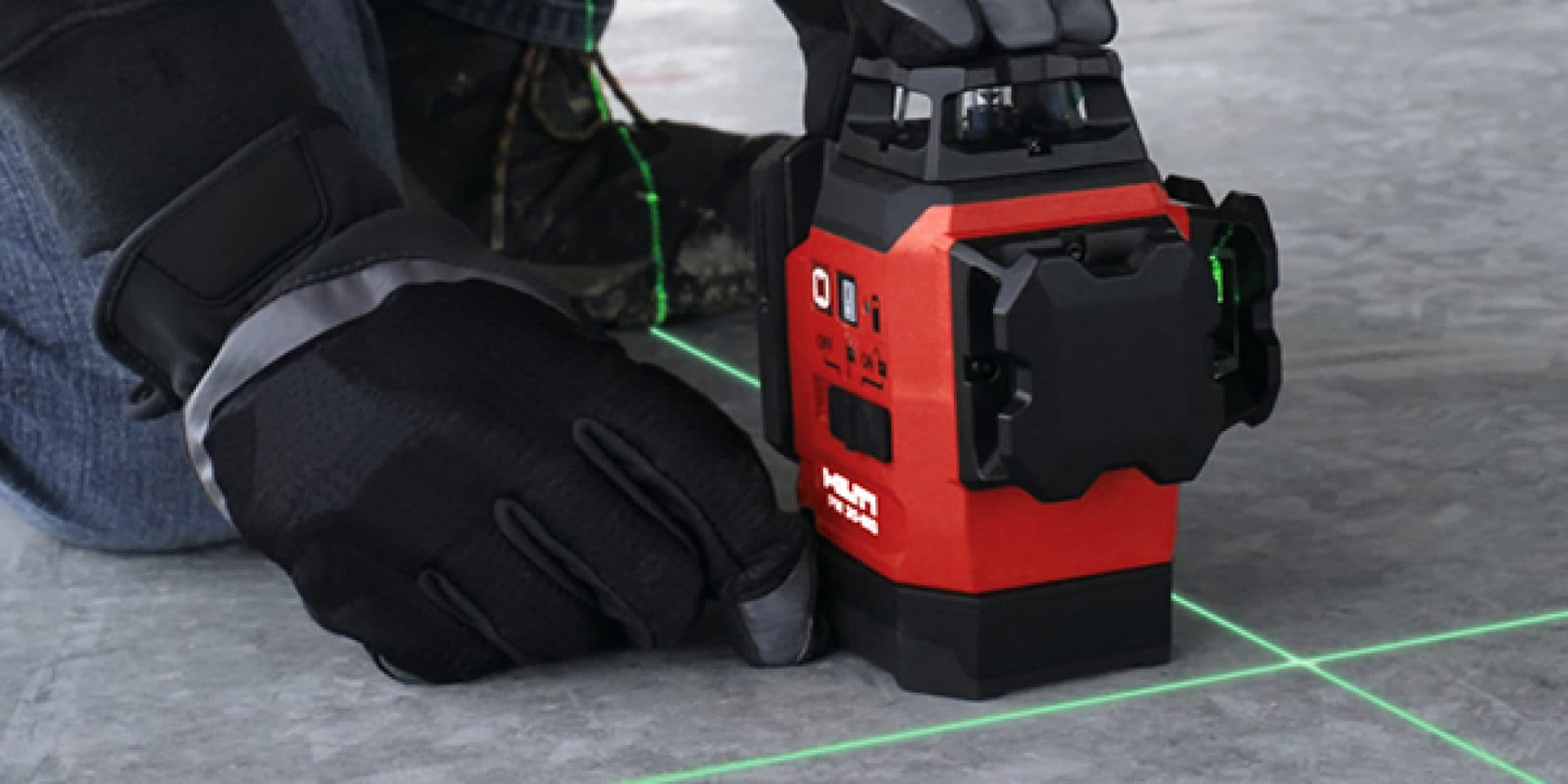 Noul laser multiliniar Hilti PM 30-MG - Ajustare fina