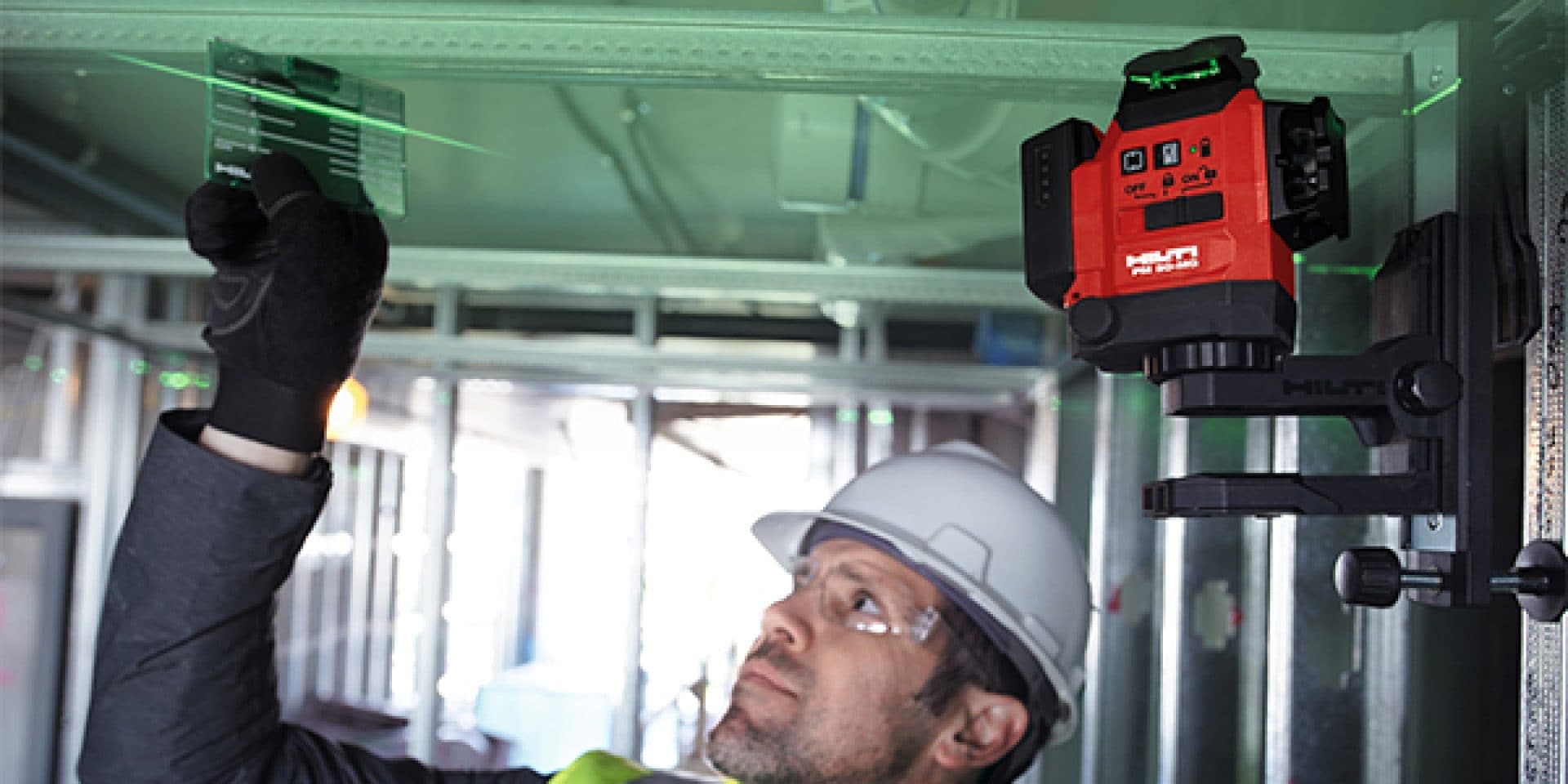 Noul laser multiliniar Hilti PM 30-MG - Instalarea tavanelor suspendate