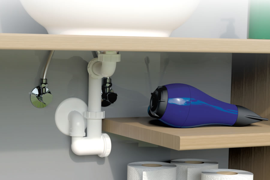 HL137N – Noua serie de sifoane pentru lavoar care economiseste spatiu
