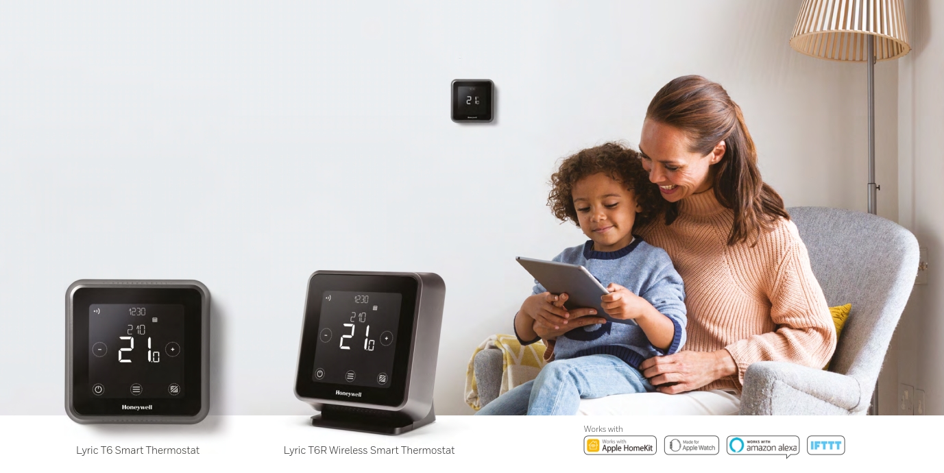 Noile termostate inteligente Honeywell Lyric T6 si T6R cu comanda prin internet