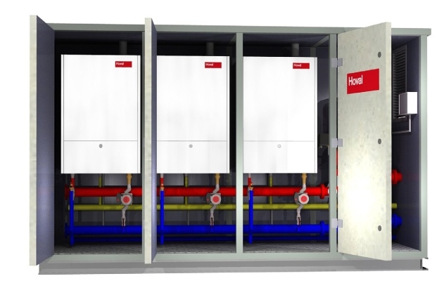 Generatoare de caldura containerizate Cabin Slim pentru instalare la exterior
