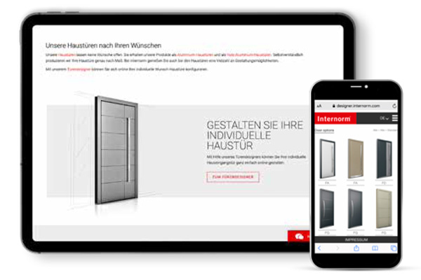 The new designer doors from Internorm