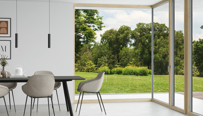 New Internorm timber-aluminium window, HF 510